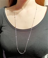Vicenza - Piazzetta Palladio 2 - Collana Crivelli Donna TIFFANY in Oro Diamante 0.80 Ct 212-L1000 - 212-L1000